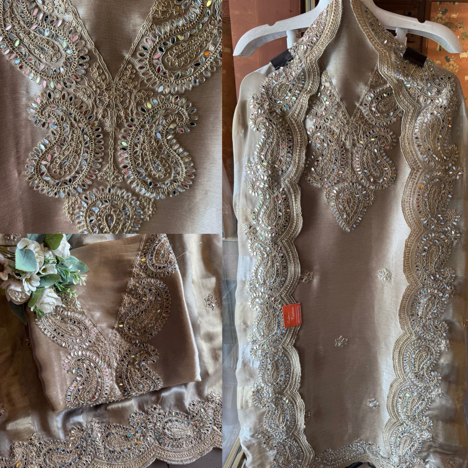 Giraffe Tissue Unstitched Suit