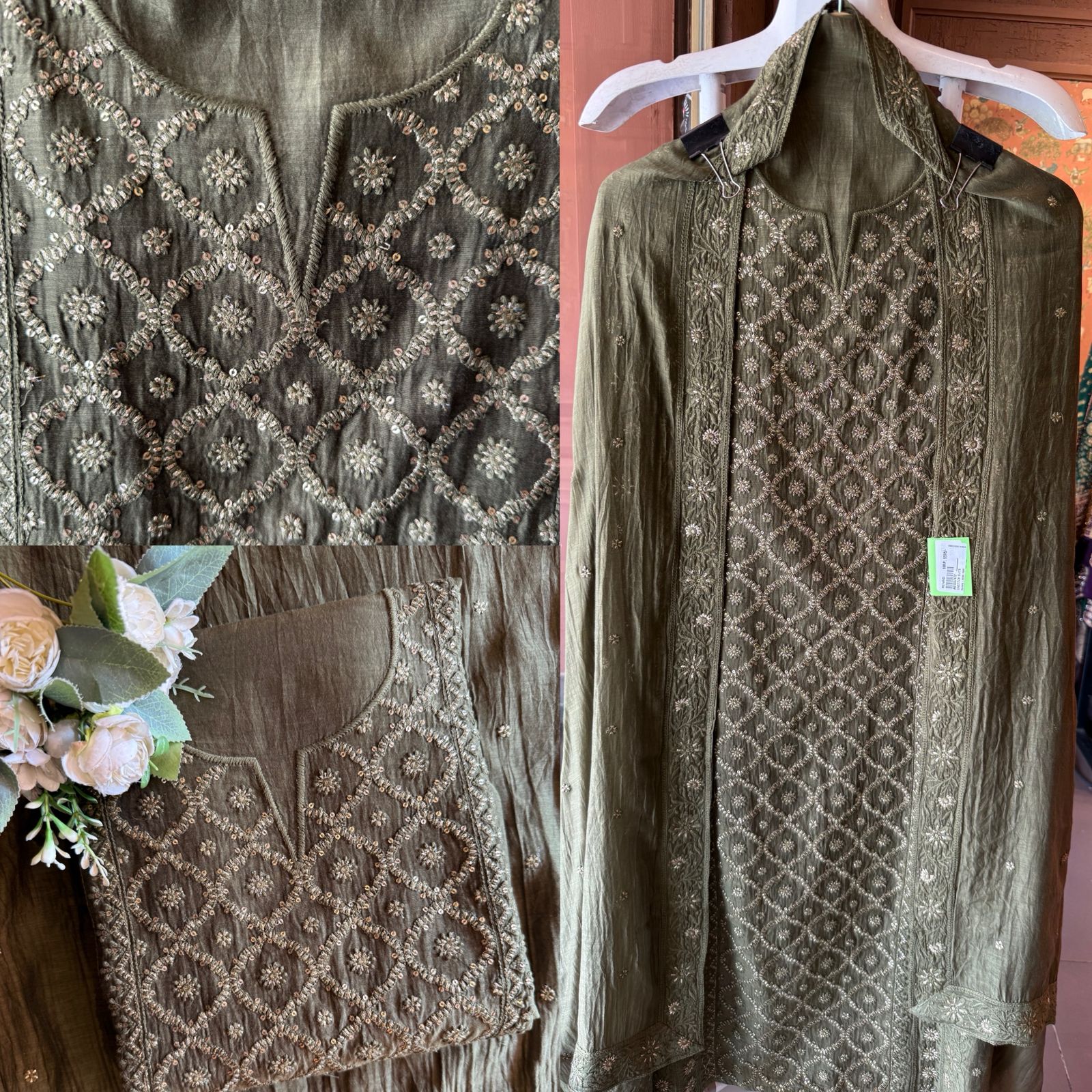 Straight-fit long kurta