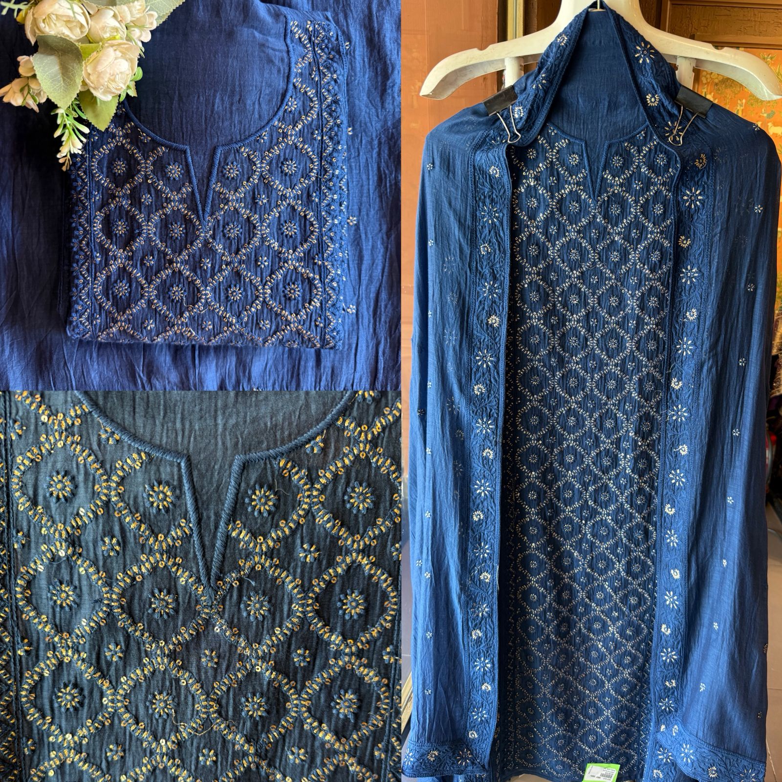 Straight-fit long kurta