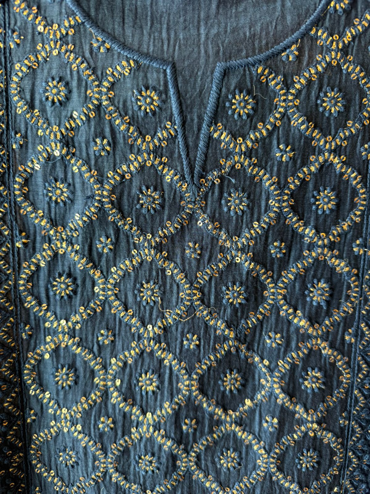 Straight-fit long kurta