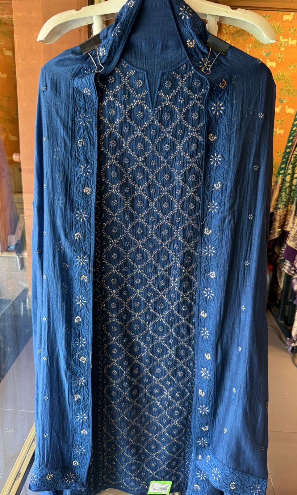 Straight-fit long kurta