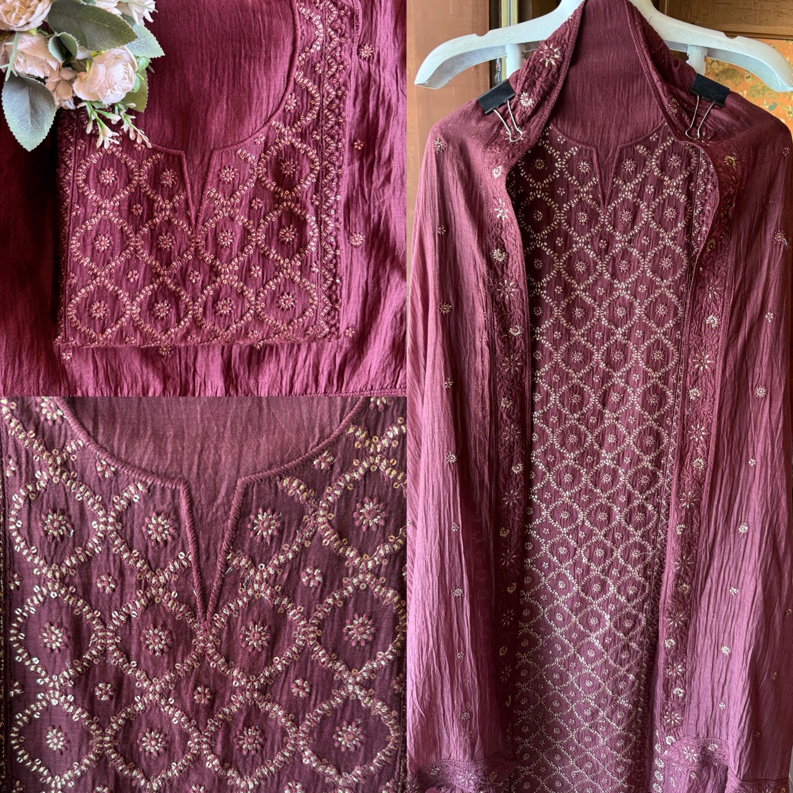 Straight-fit long kurta
