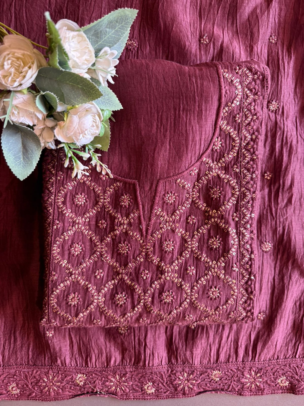 Straight-fit long kurta
