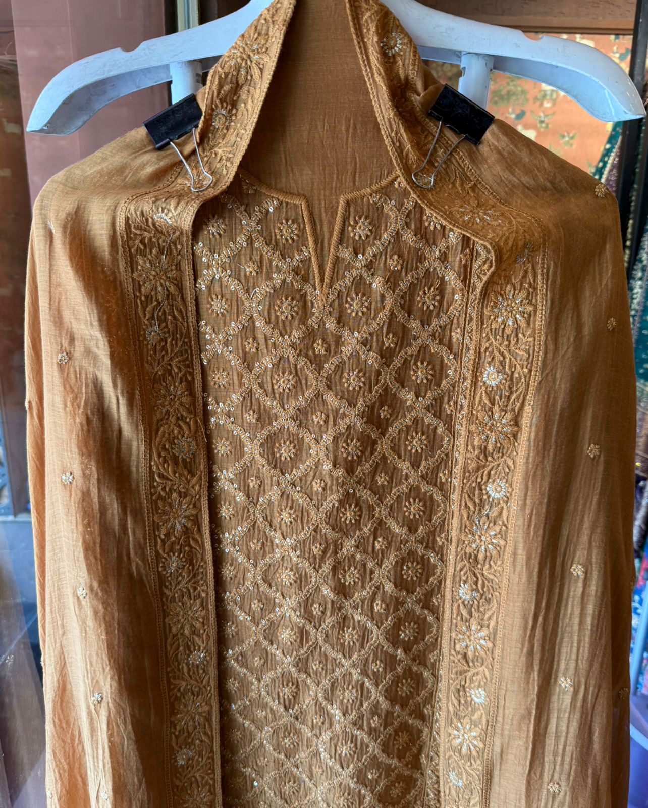 Straight-fit long kurta