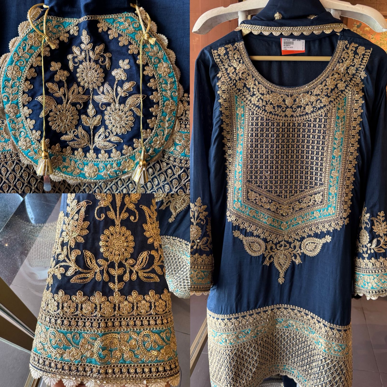 Pure 100% silk Kurta