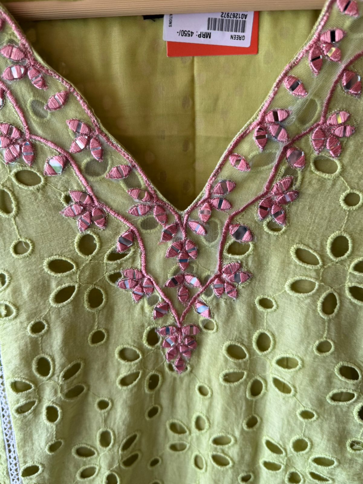 Hakuba cotton Schiffli Embroidered 3 Piece sets