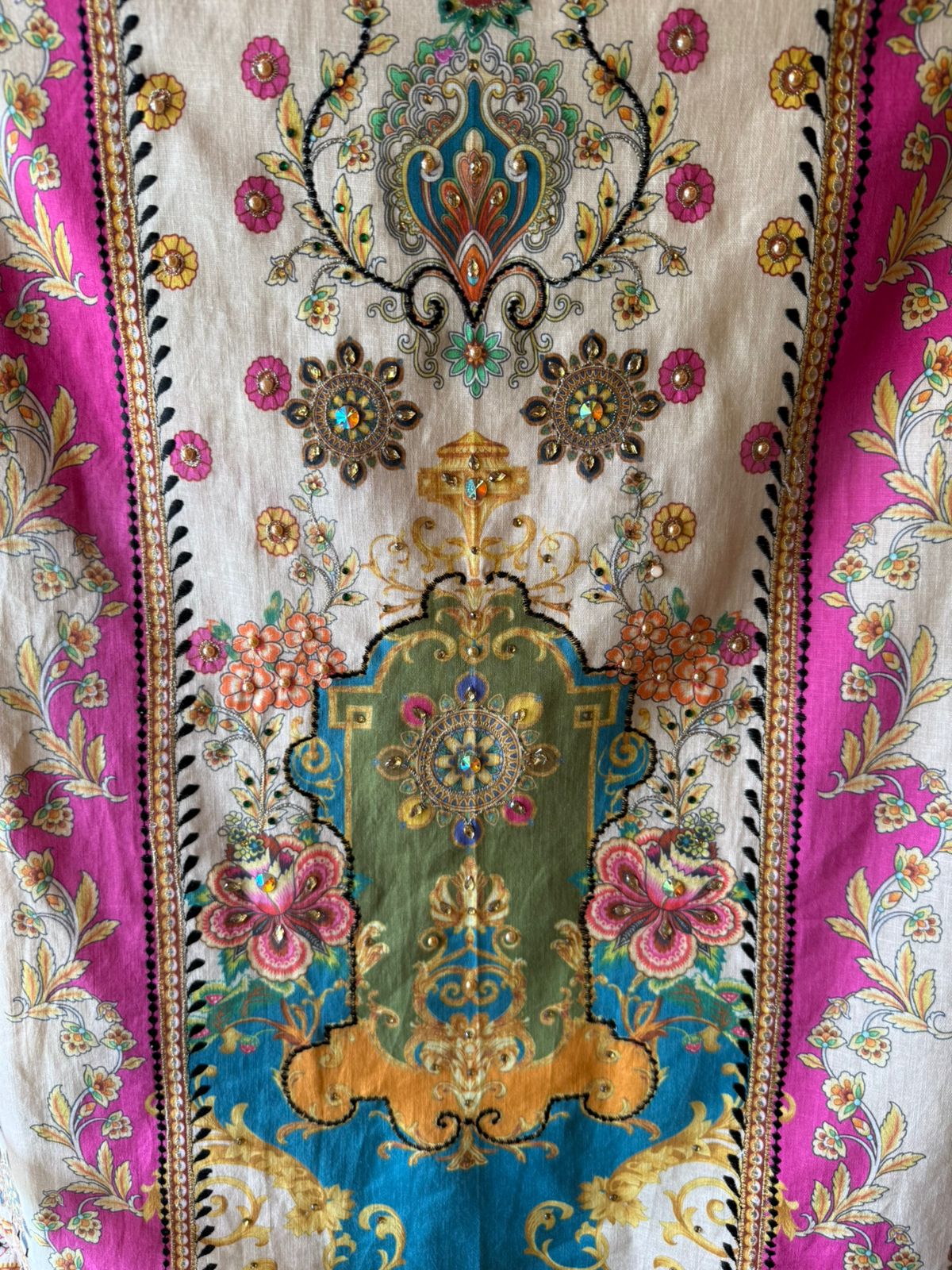 Fuchsia Royale Printed Kurta