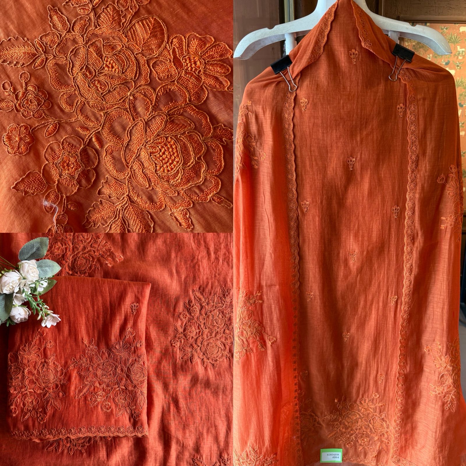 Premium Mul Chanderi suit set