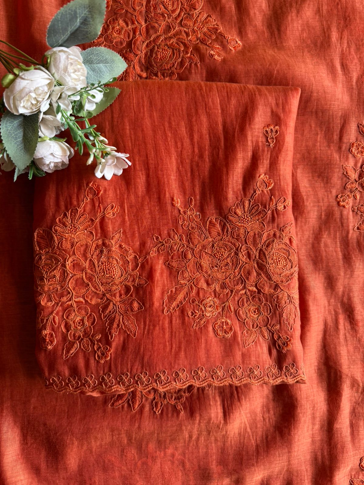 Premium Mul Chanderi suit set
