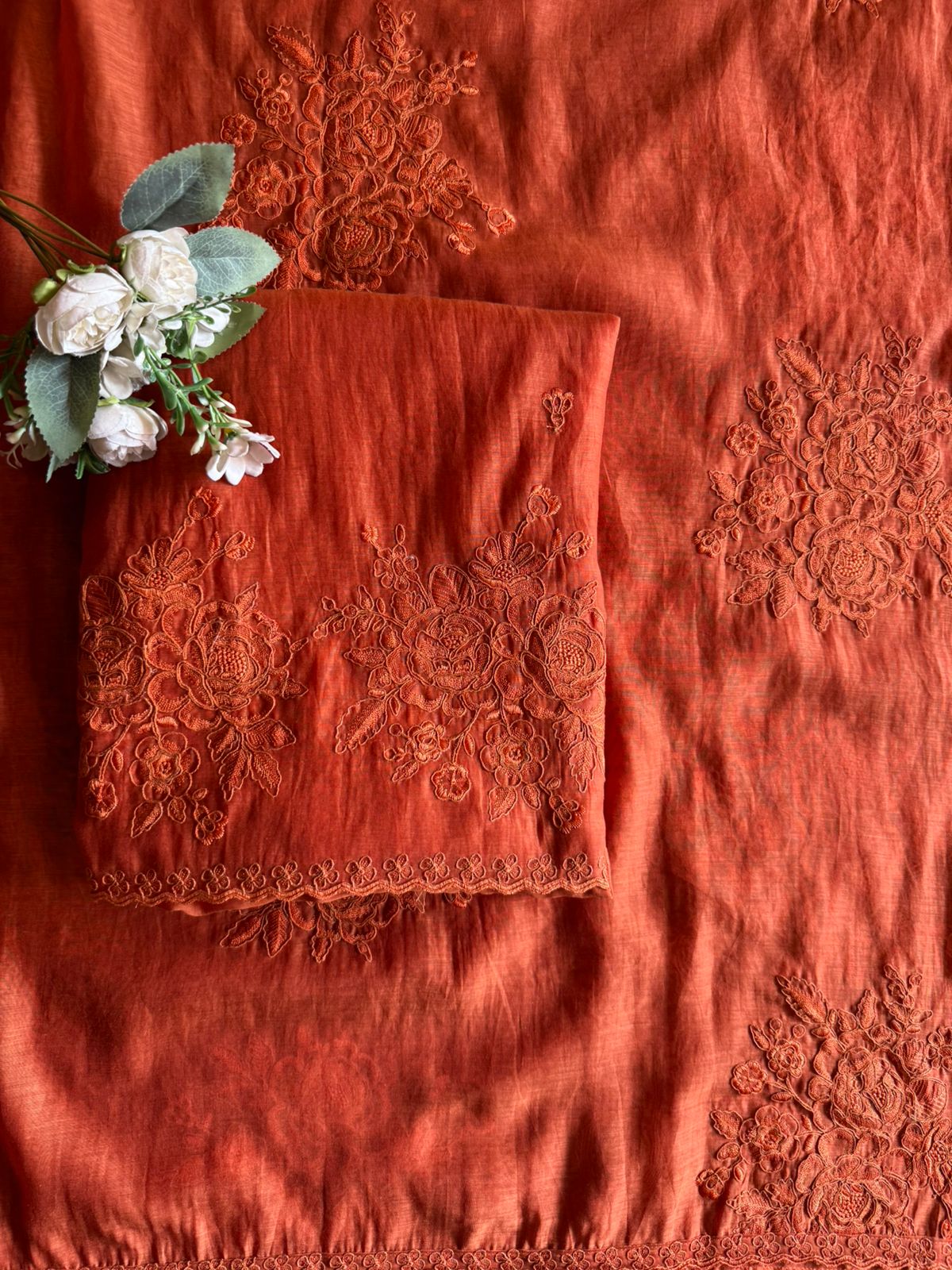 Premium Mul Chanderi suit set