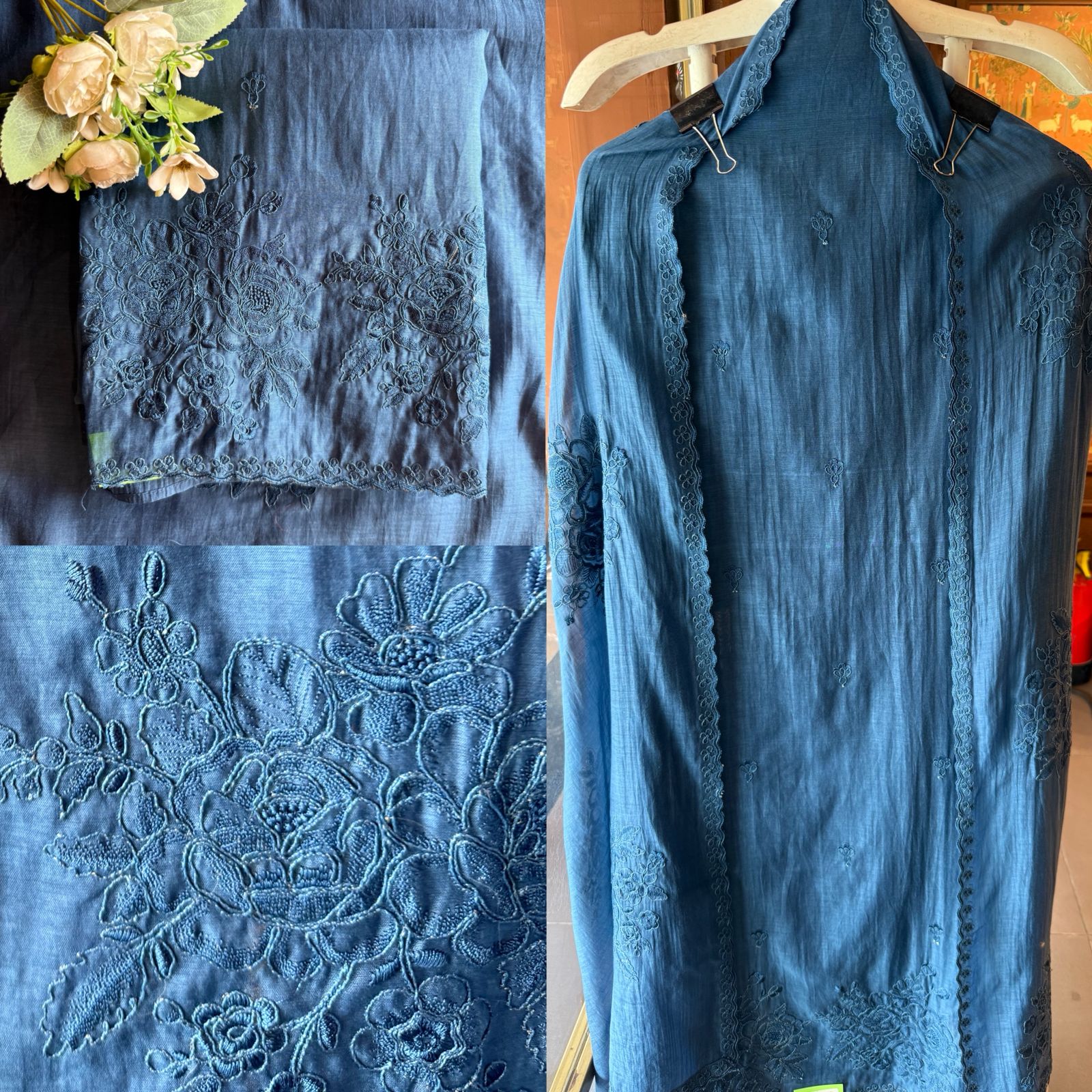Premium Mul Chanderi suit set