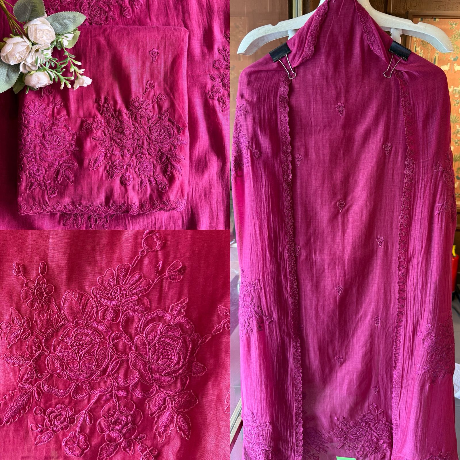 Premium Mul Chanderi suit set