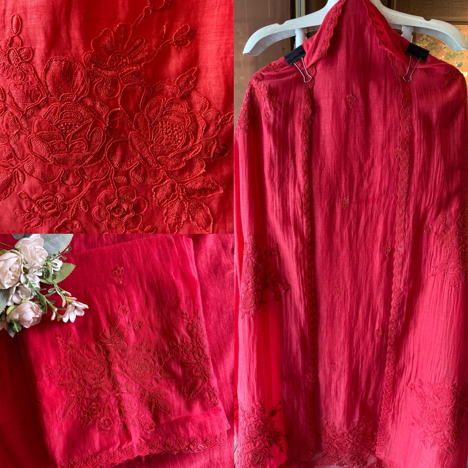 Premium Mul Chanderi suit set