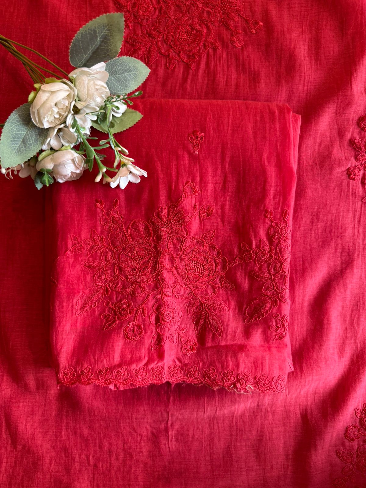 Premium Mul Chanderi suit set