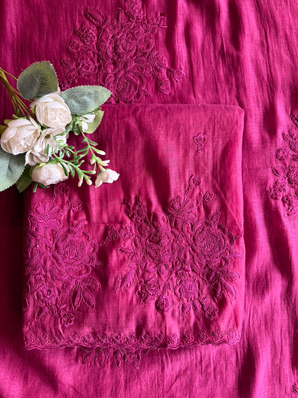 Premium Mul Chanderi suit set