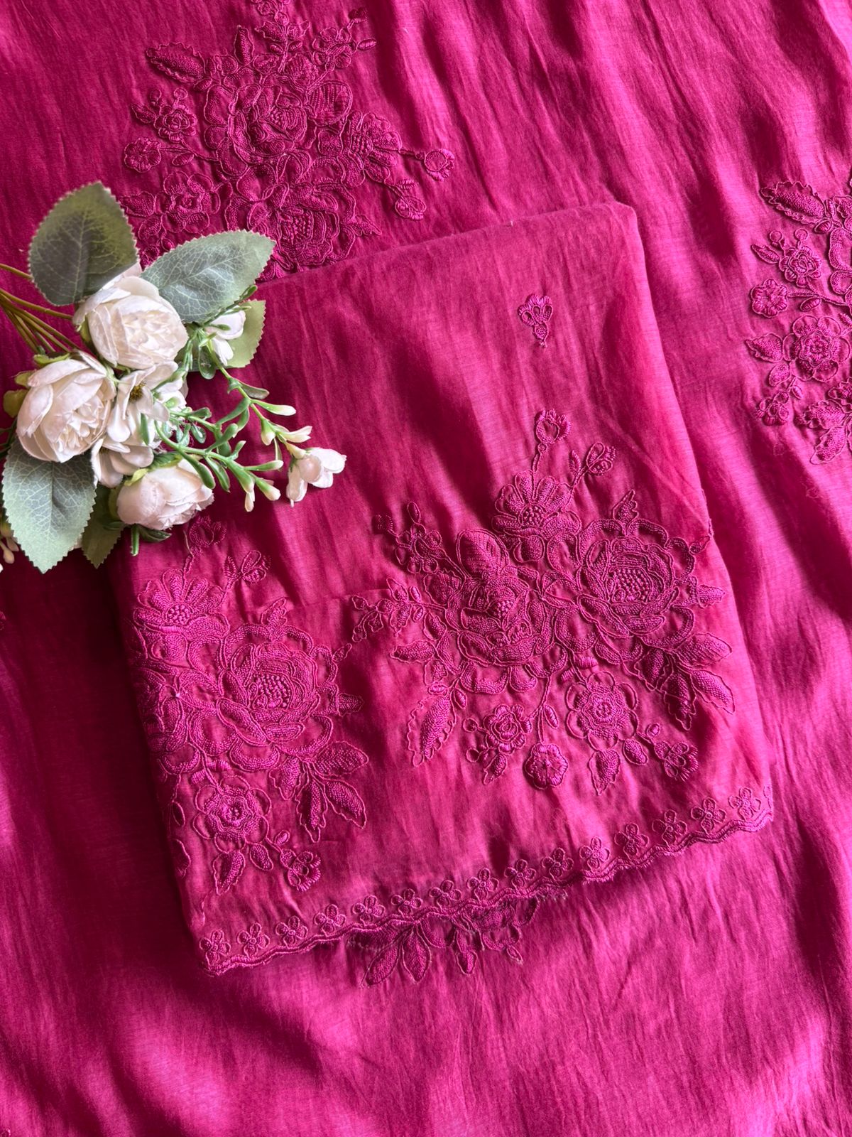 Premium Mul Chanderi suit set