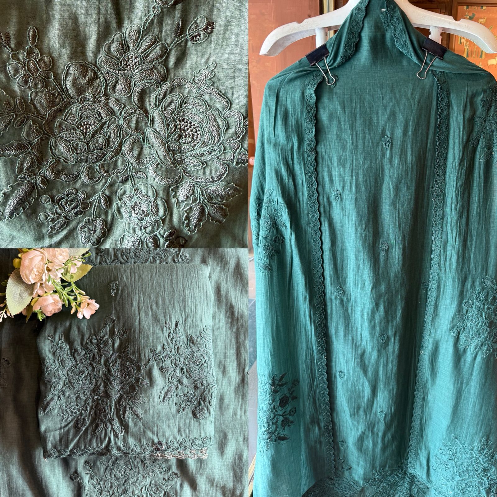 Premium Mul Chanderi suit set