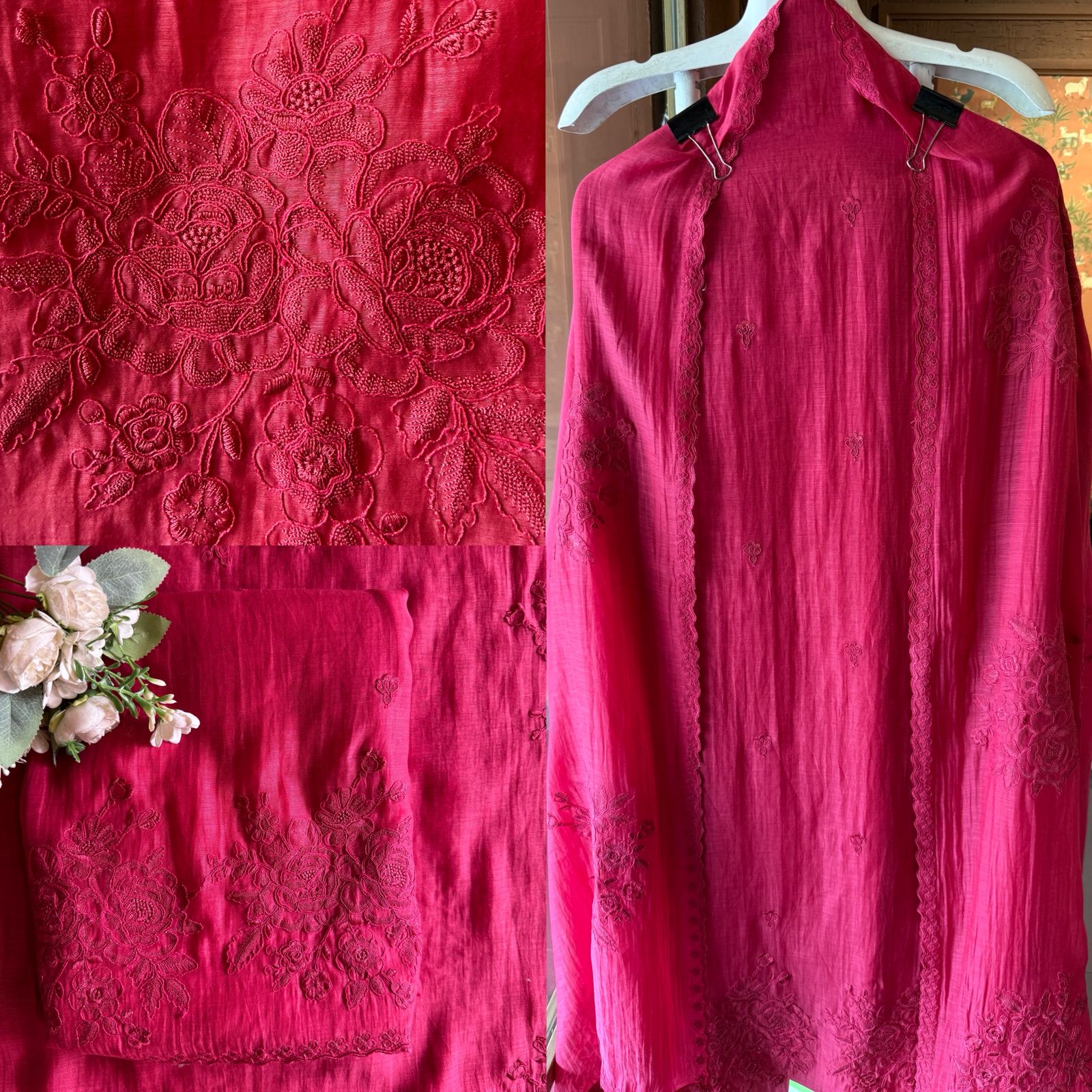 Premium Mul Chanderi suit set