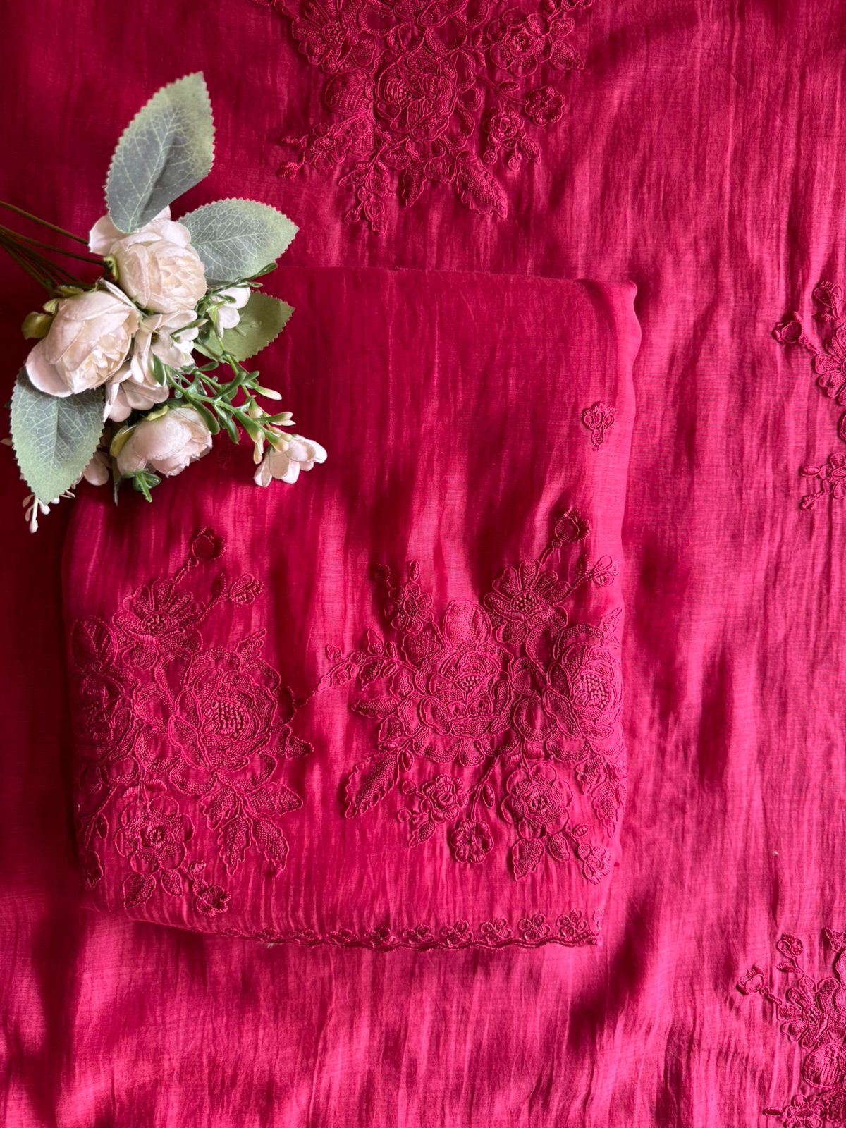 Premium Mul Chanderi suit set