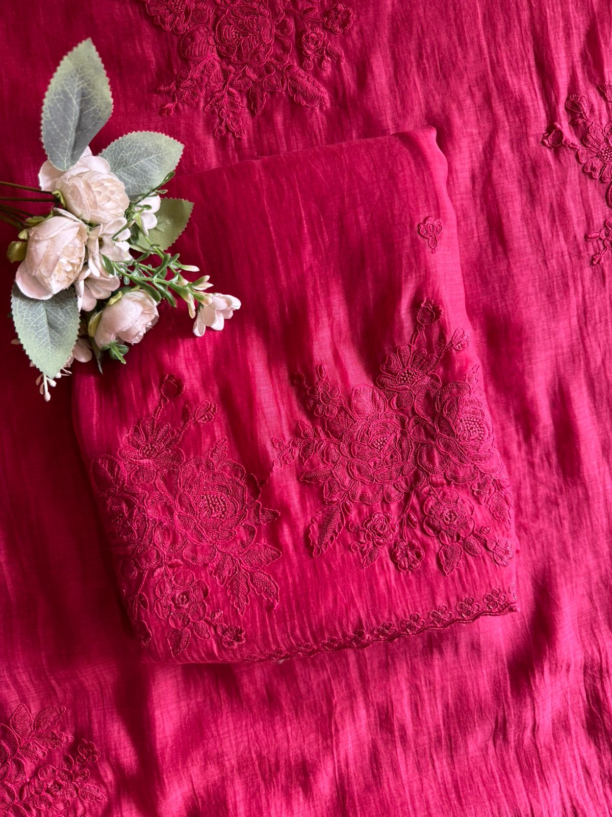 Premium Mul Chanderi suit set