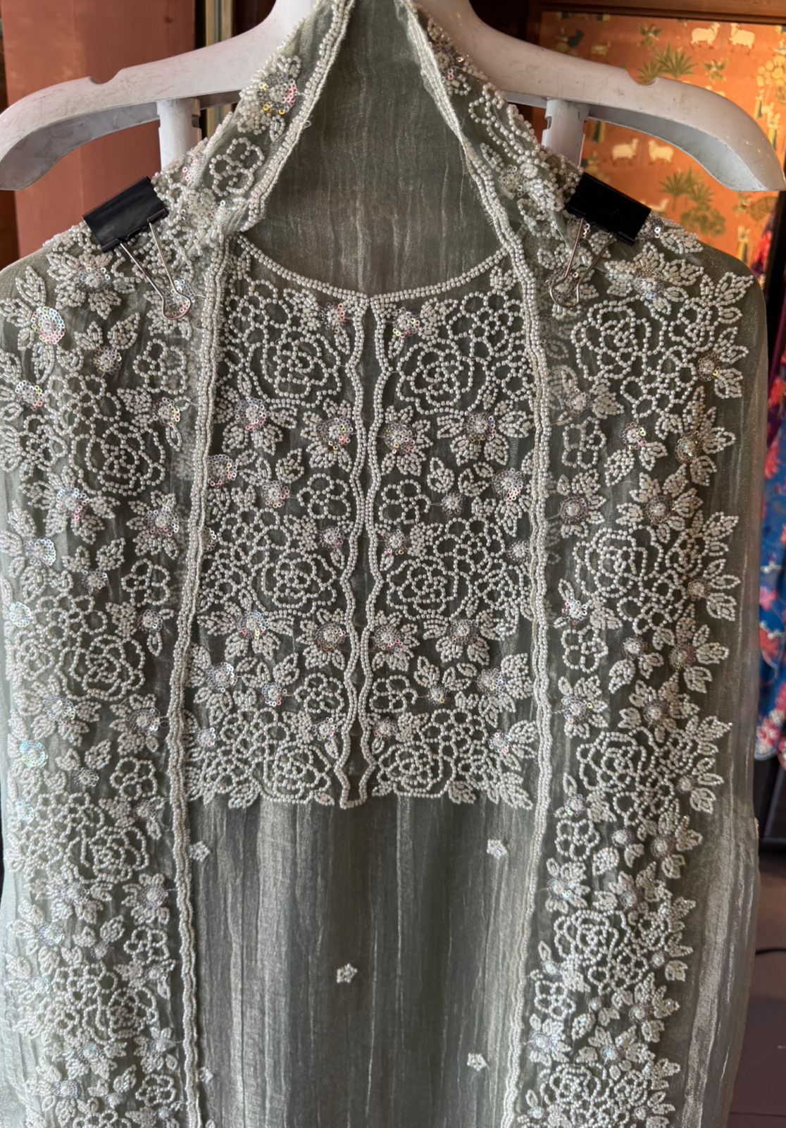Luxury Hand Embellished Suit Set