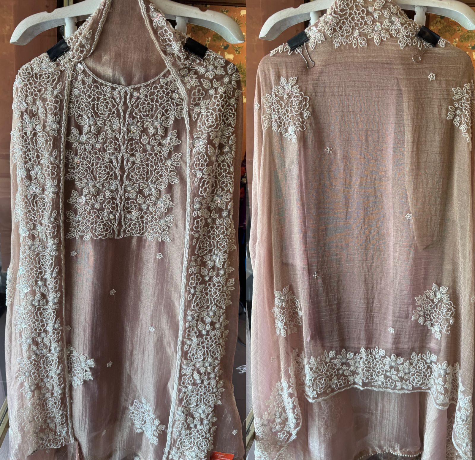 Luxury Hand Embellished Suit Set