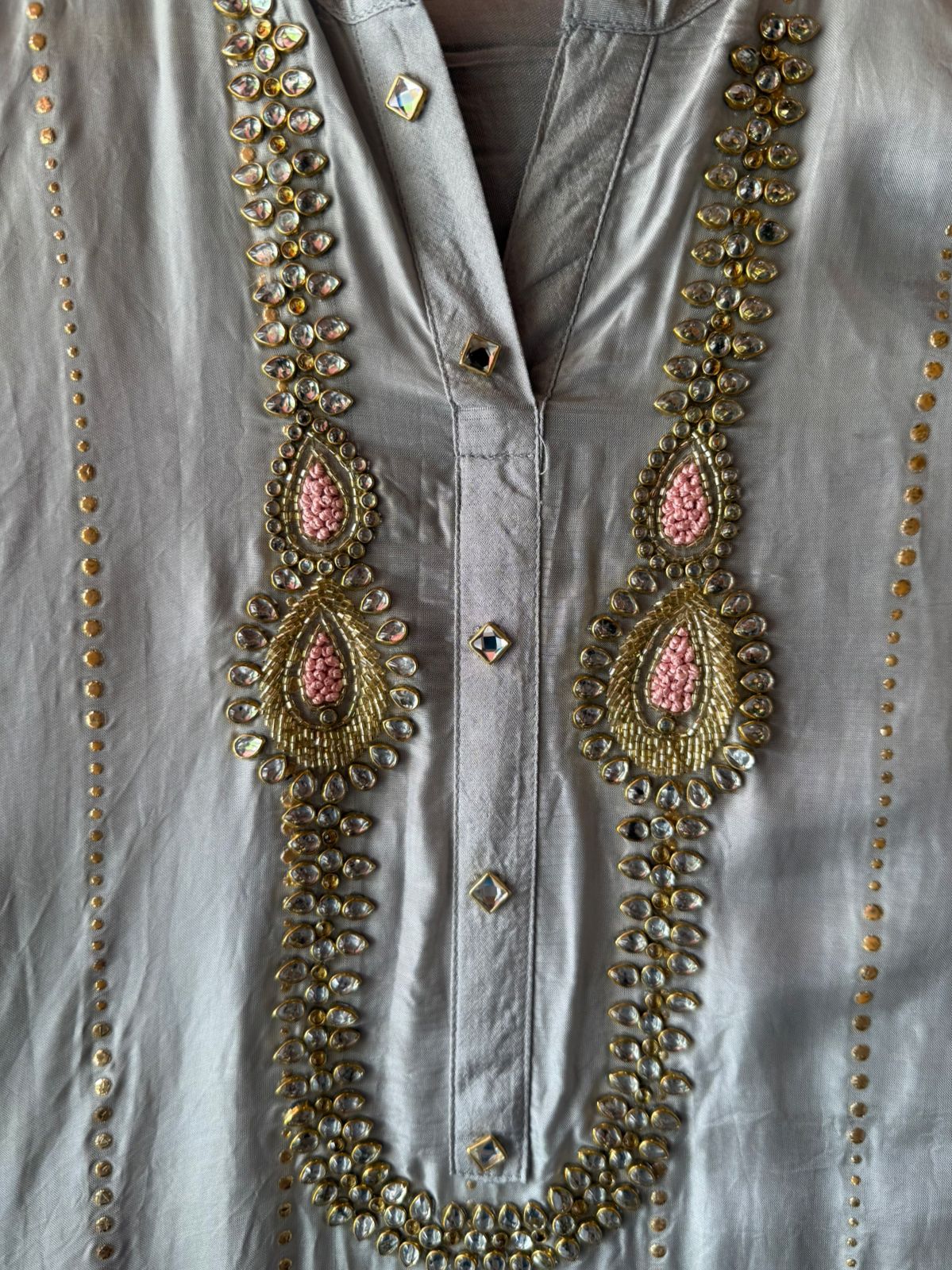 Russian silk Unstitched Shirt