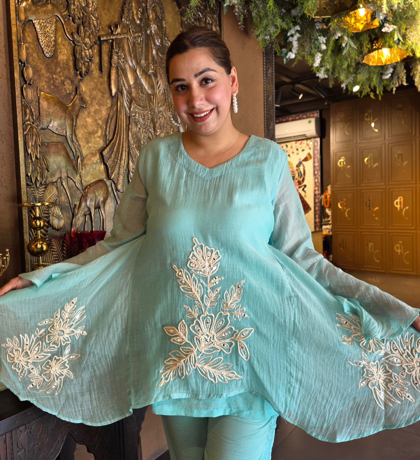 Designer Embroidered Co-Ord Set