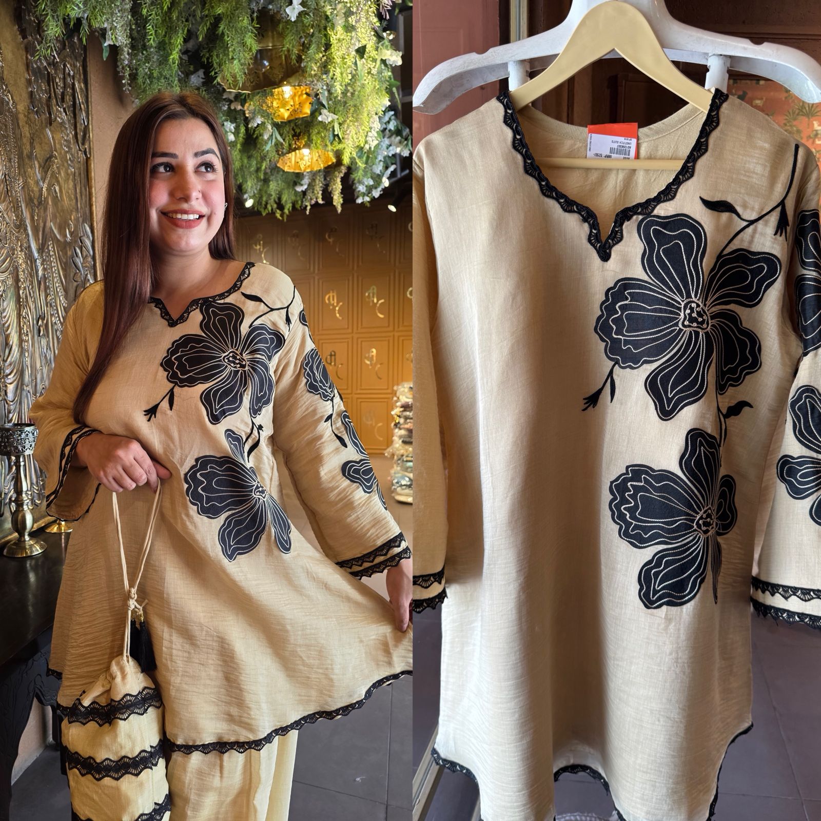 Floral Appliqué COORD SET