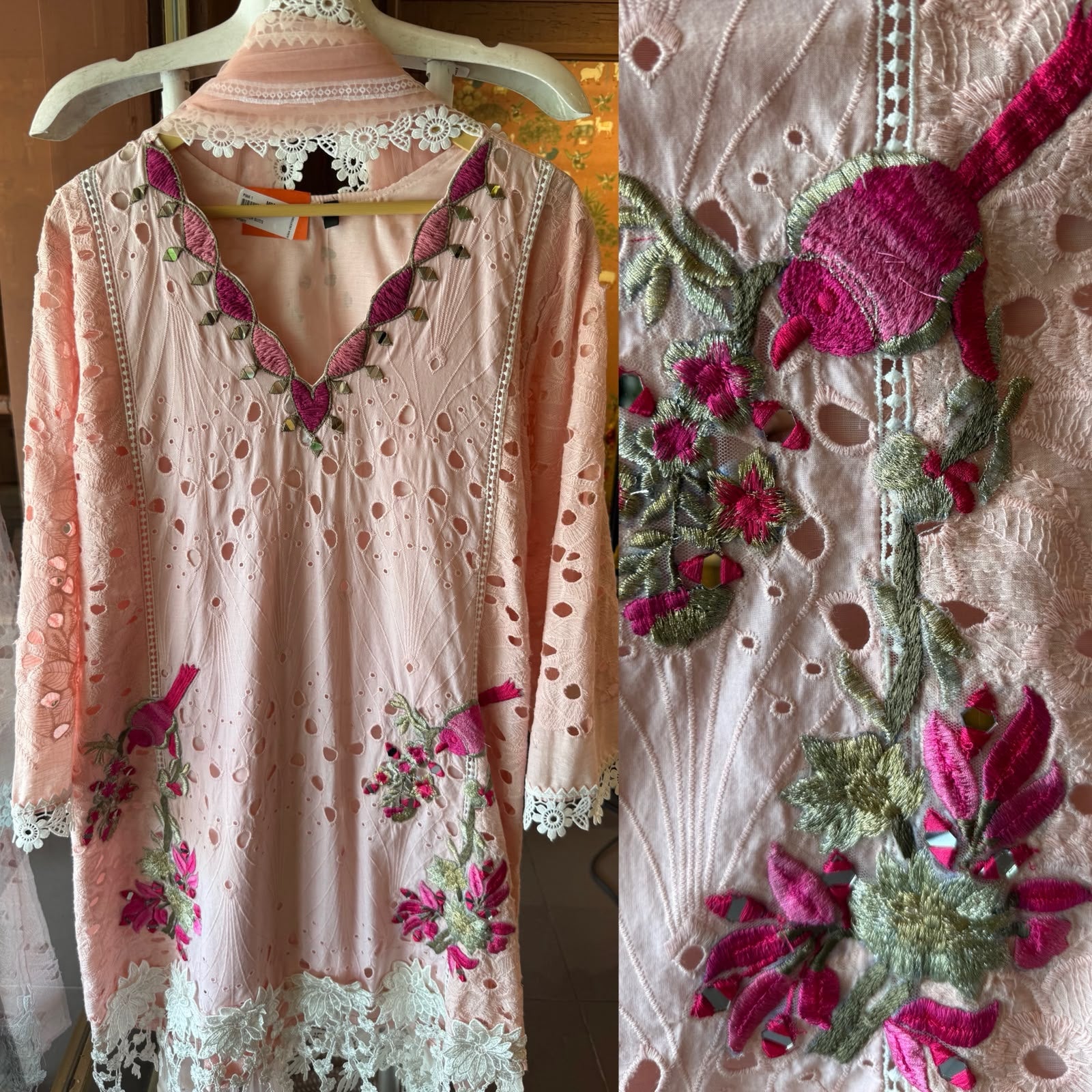 Hakuba chicken kurta set