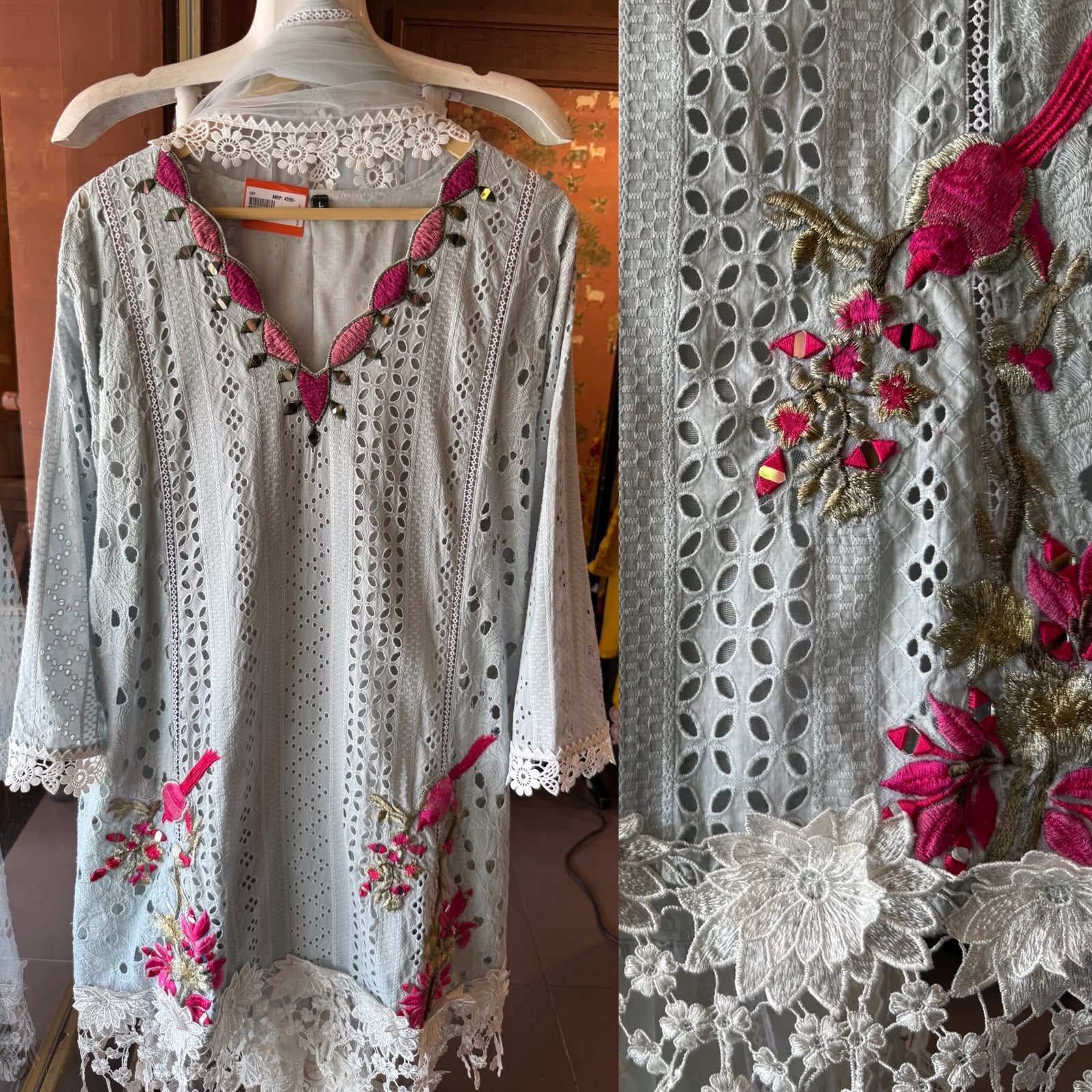 Hakuba chicken kurta set