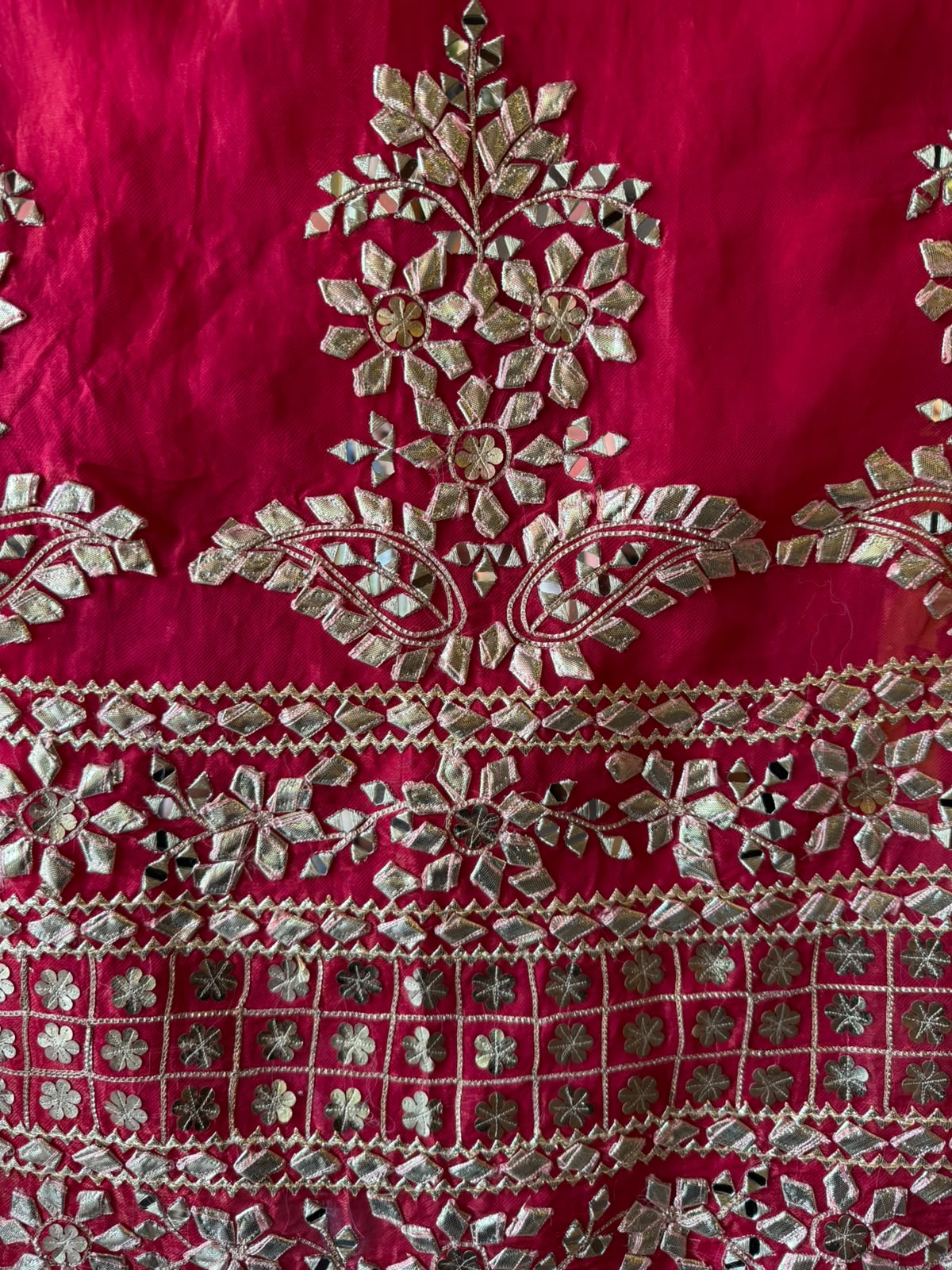 Ruby Red Mirror gotta Work Suit Set