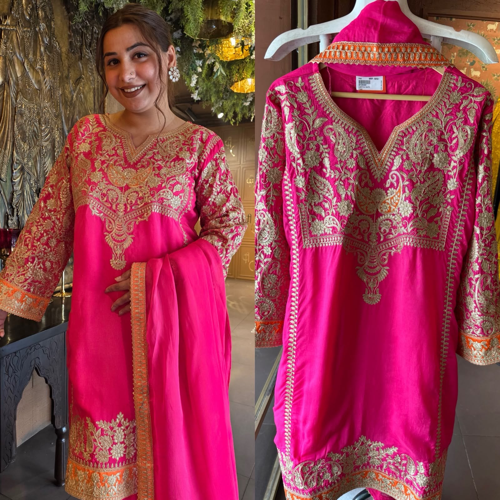 Pure 100% silk Kurta