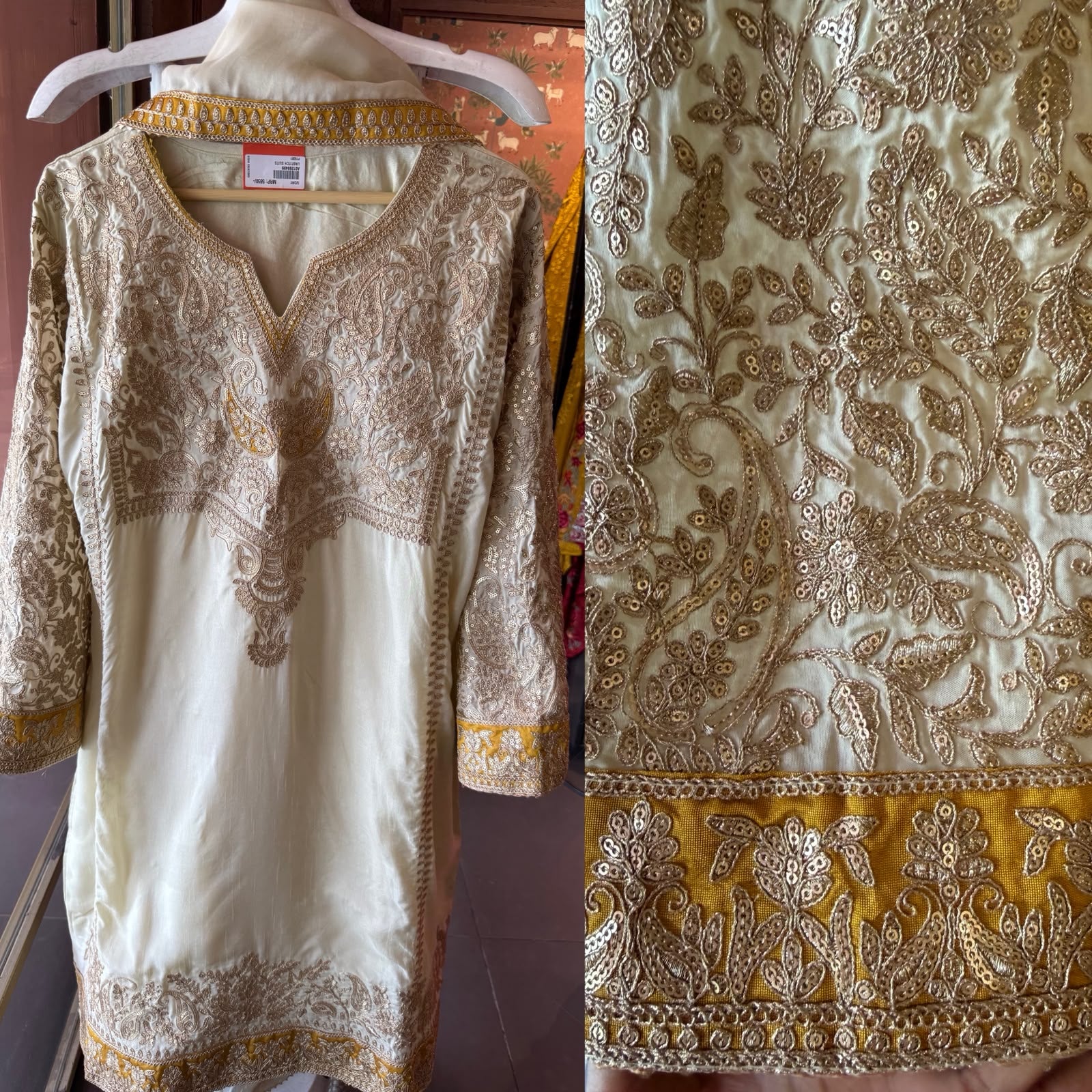 Pure 100% silk Kurta