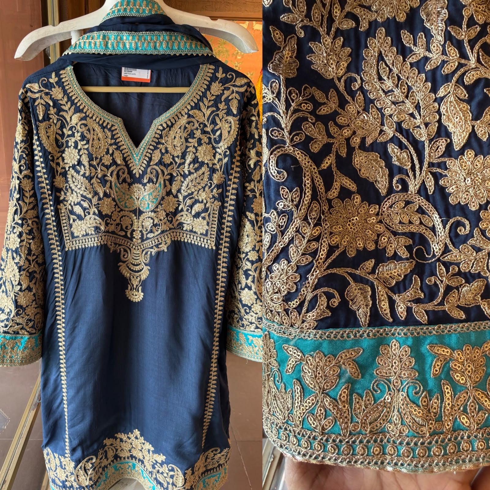 Pure 100% silk Kurta
