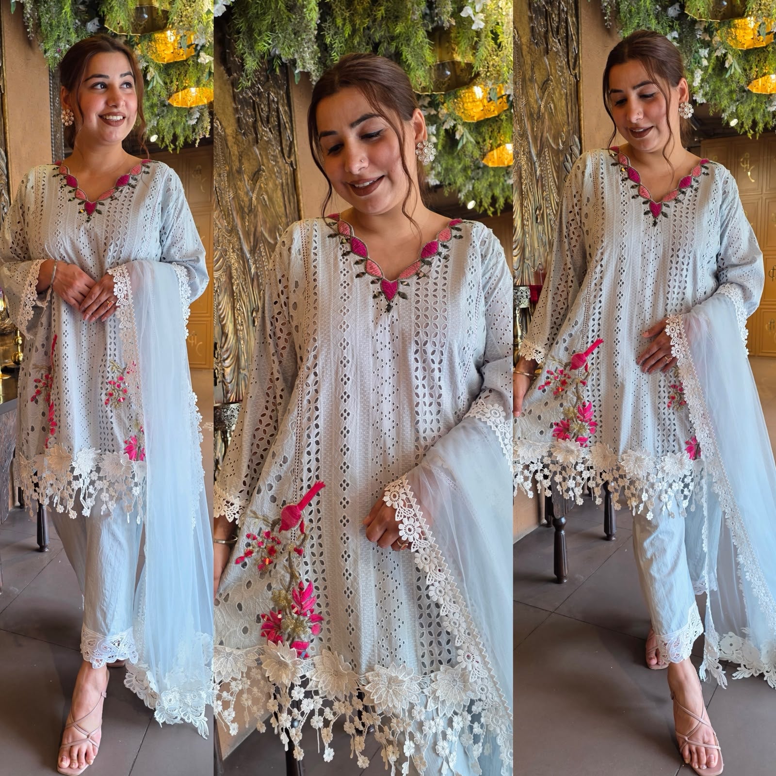 Hakuba chicken kurta set