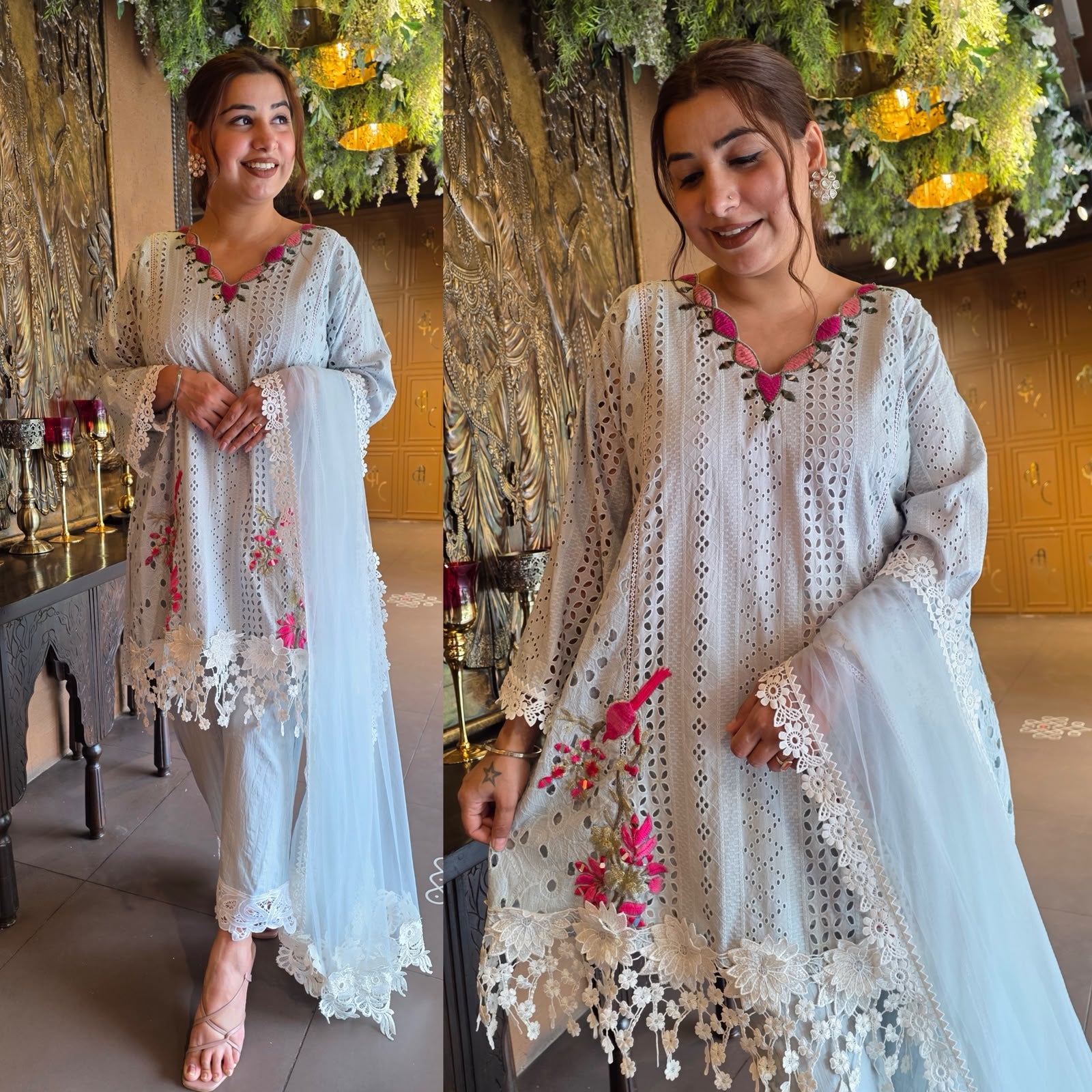 Hakuba chicken kurta set