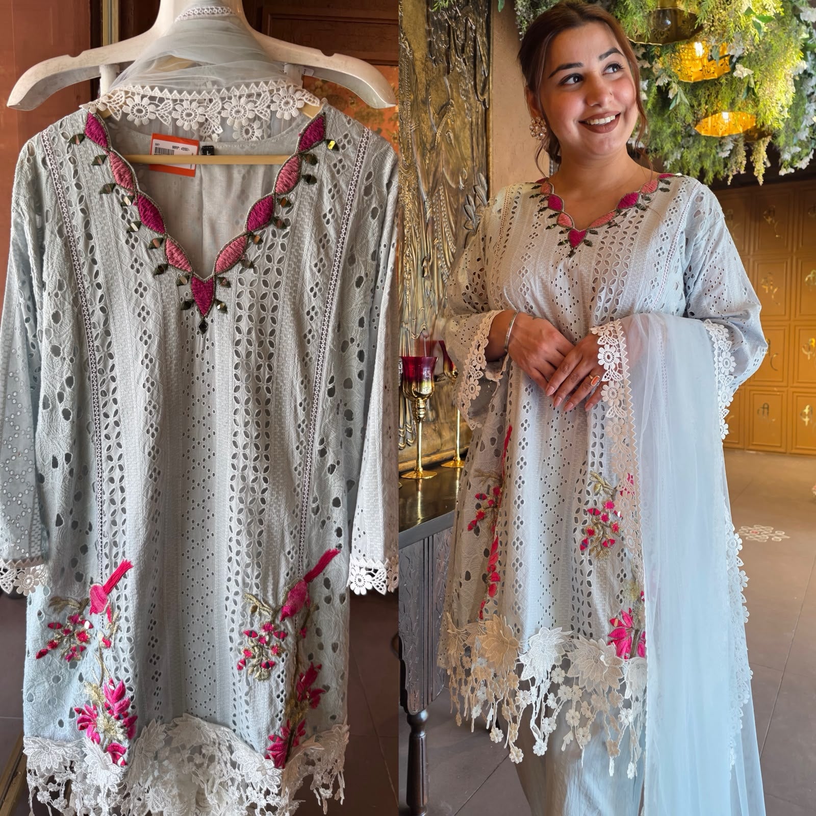 Hakuba chicken kurta set