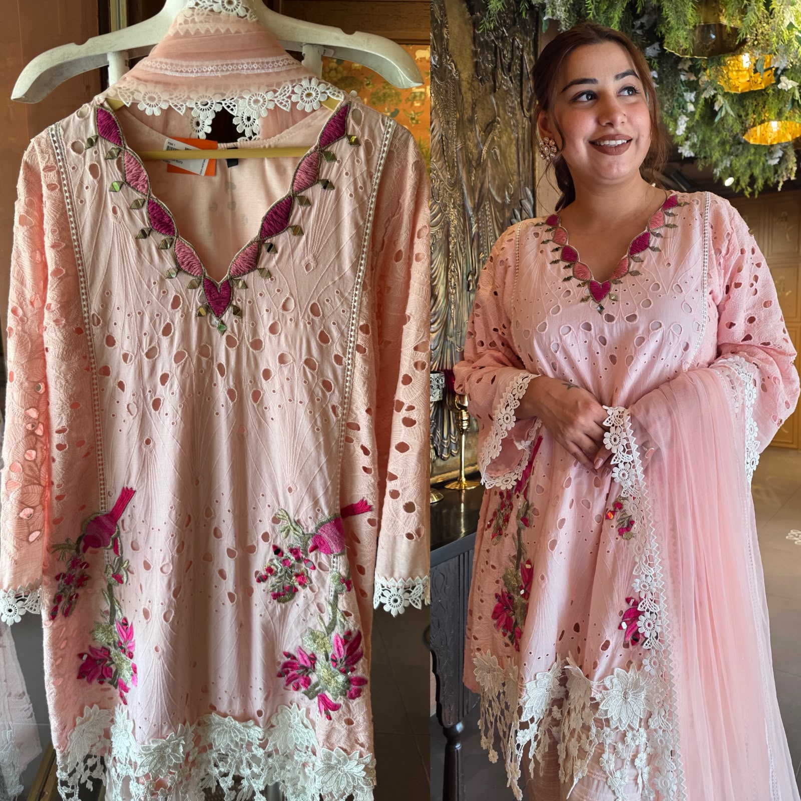 Hakuba chicken kurta set