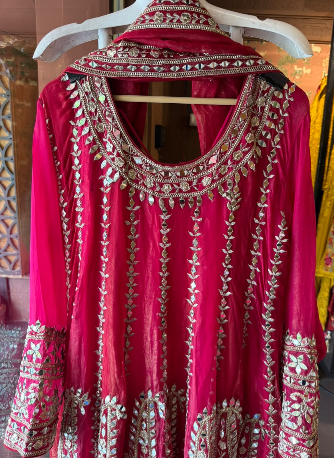 Premium Organza Anarkali set