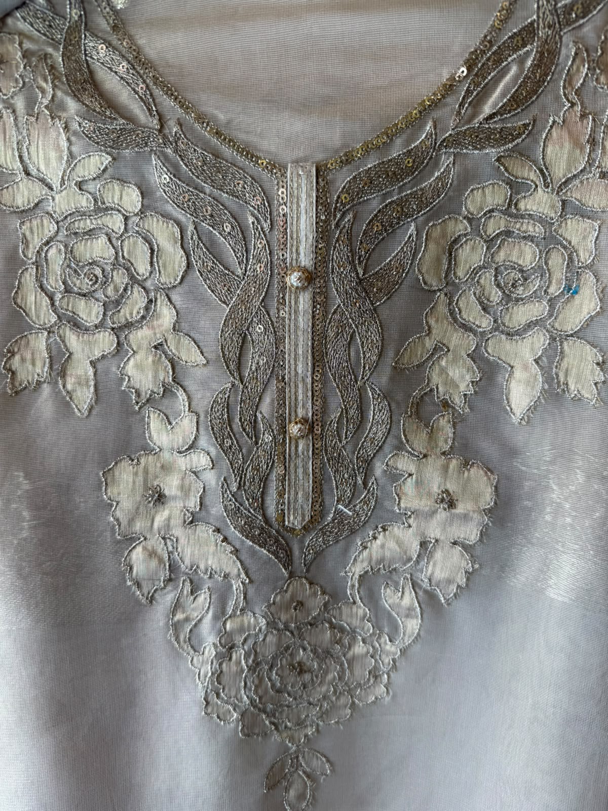 Elegant Ivory designer Suit Set