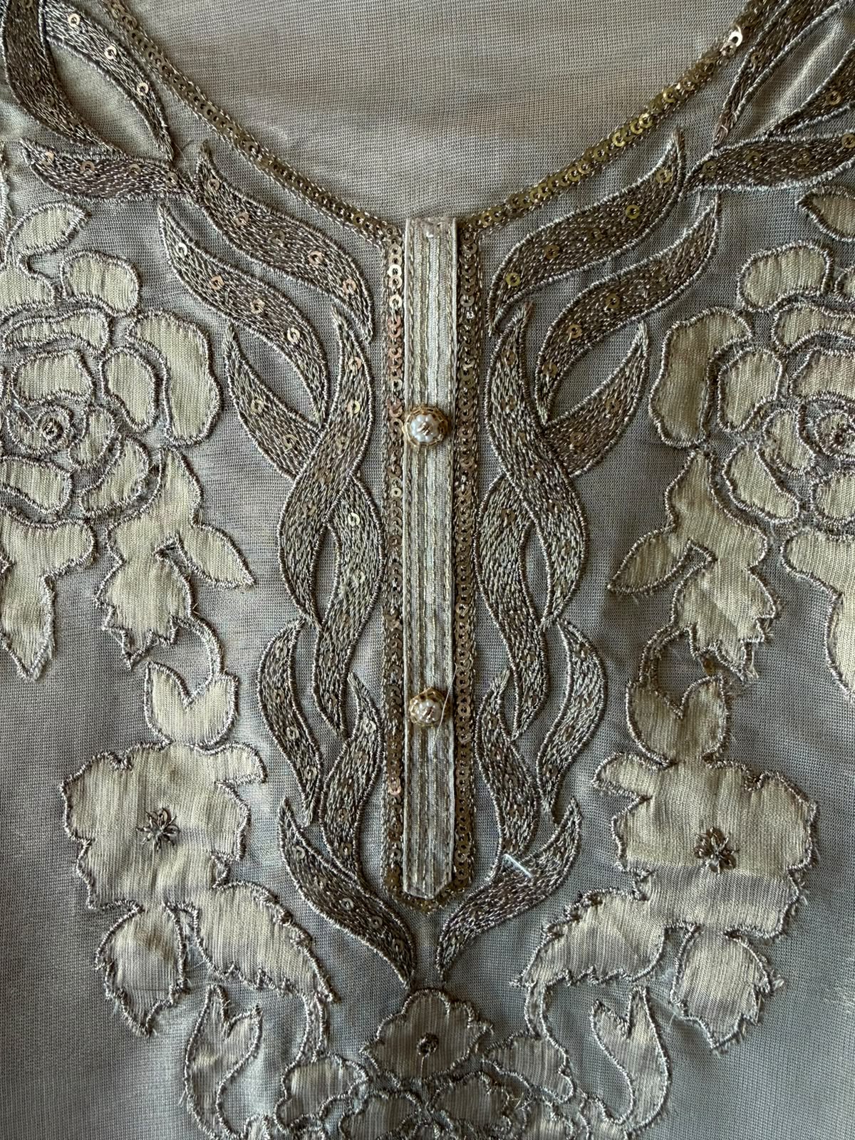 Elegant Ivory designer Suit Set