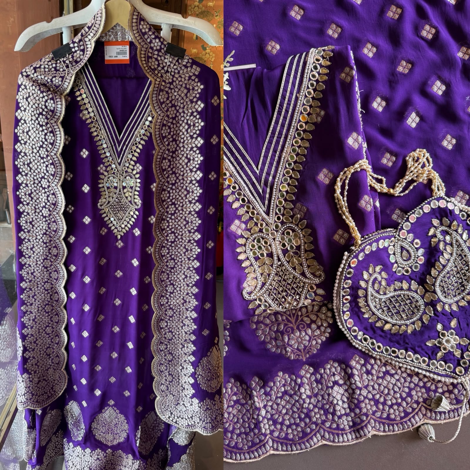 Banarsi Georgette Unstitched suit