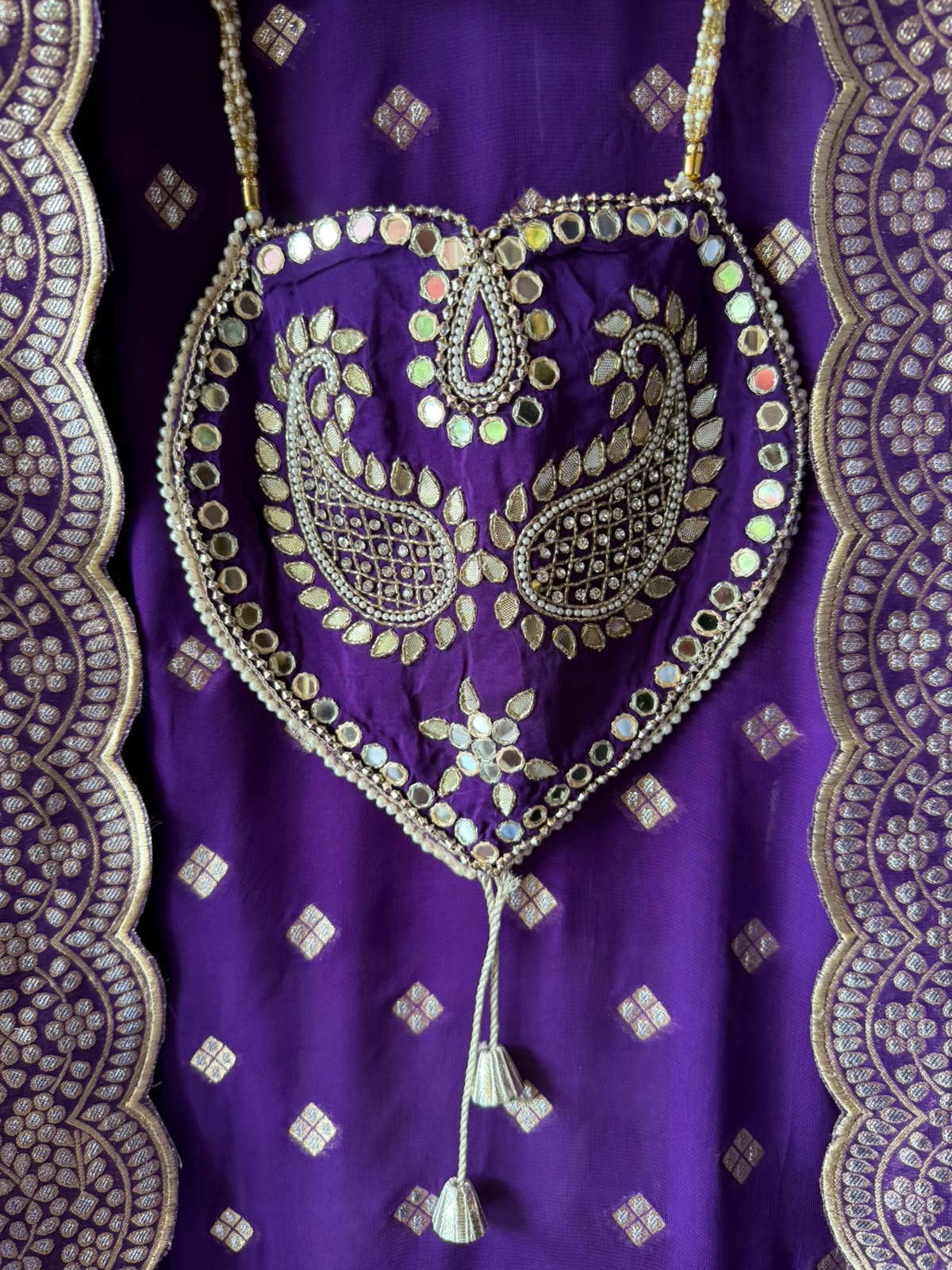 Banarsi Georgette Unstitched suit