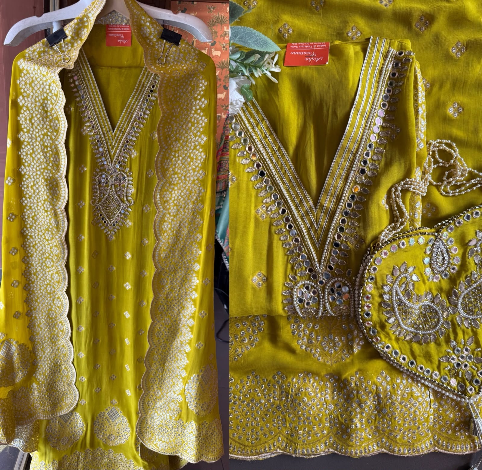 Banarsi Georgette Unstitched suit