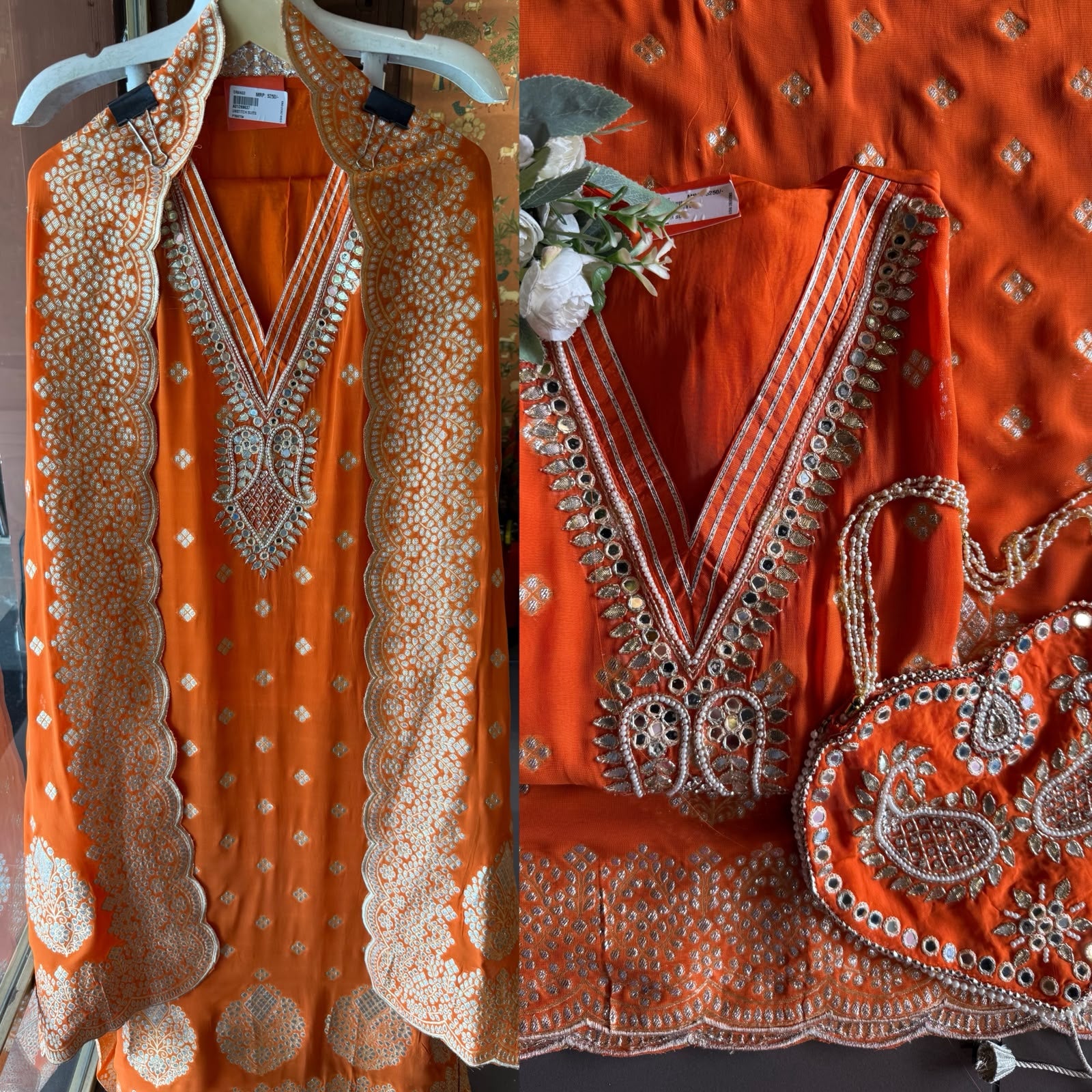 Banarsi Georgette Unstitched suit