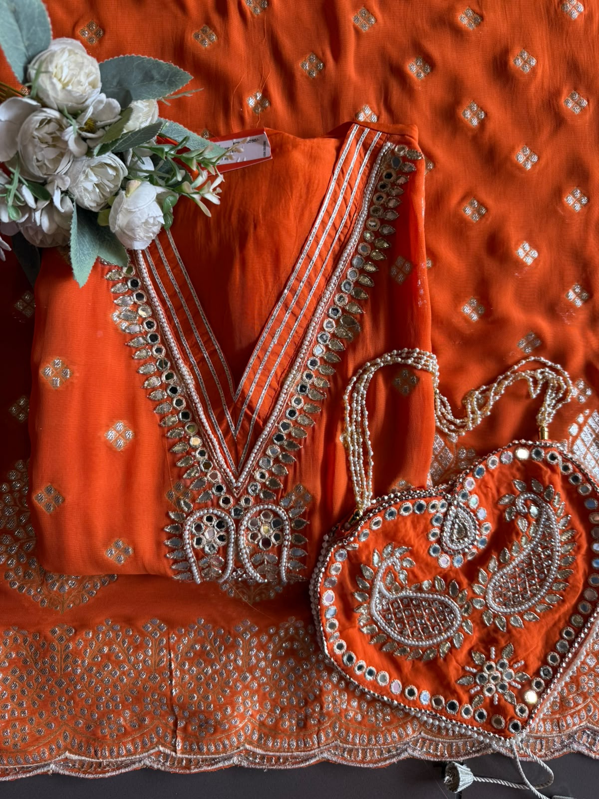 Banarsi Georgette Unstitched suit