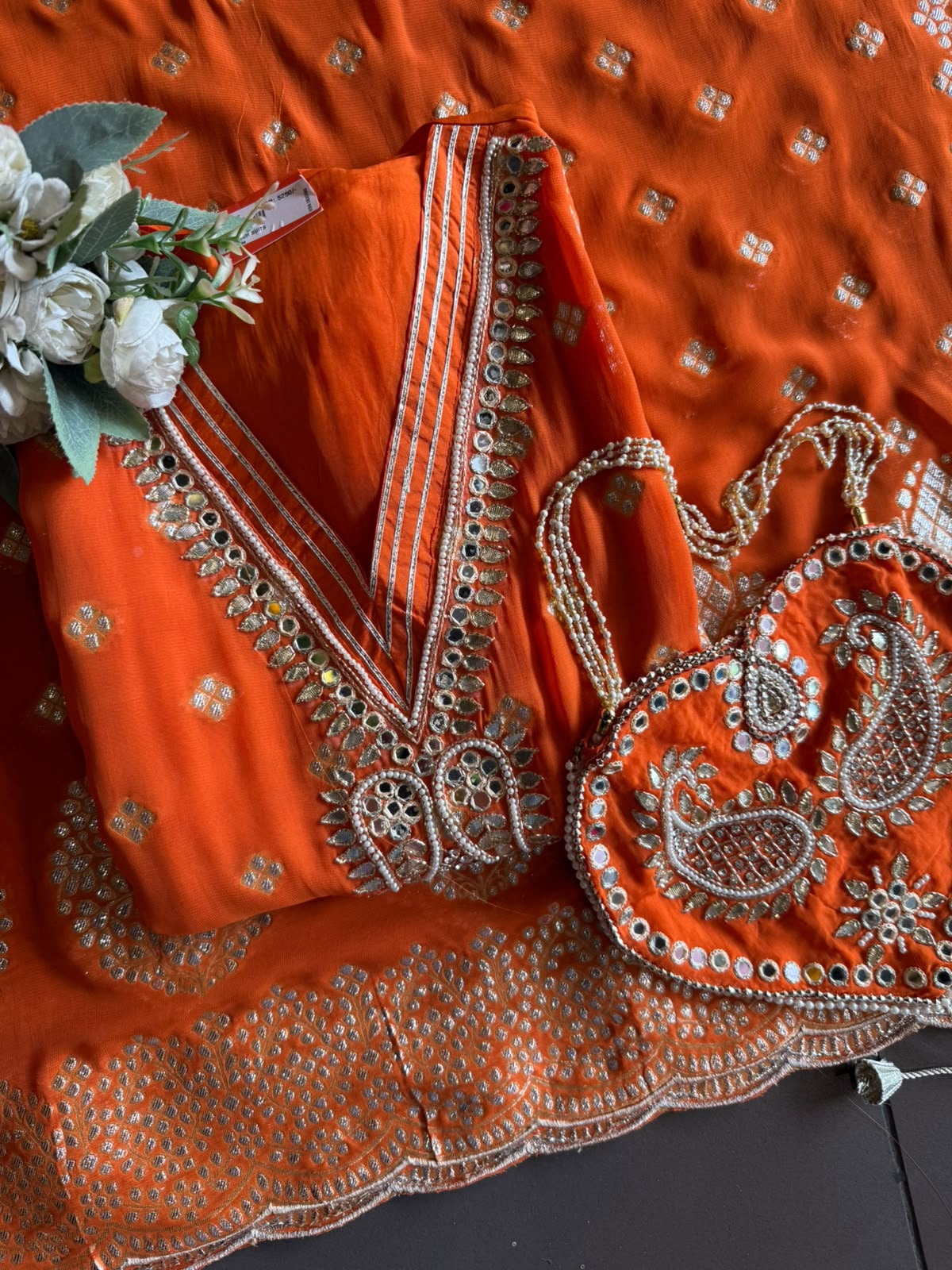 Banarsi Georgette Unstitched suit