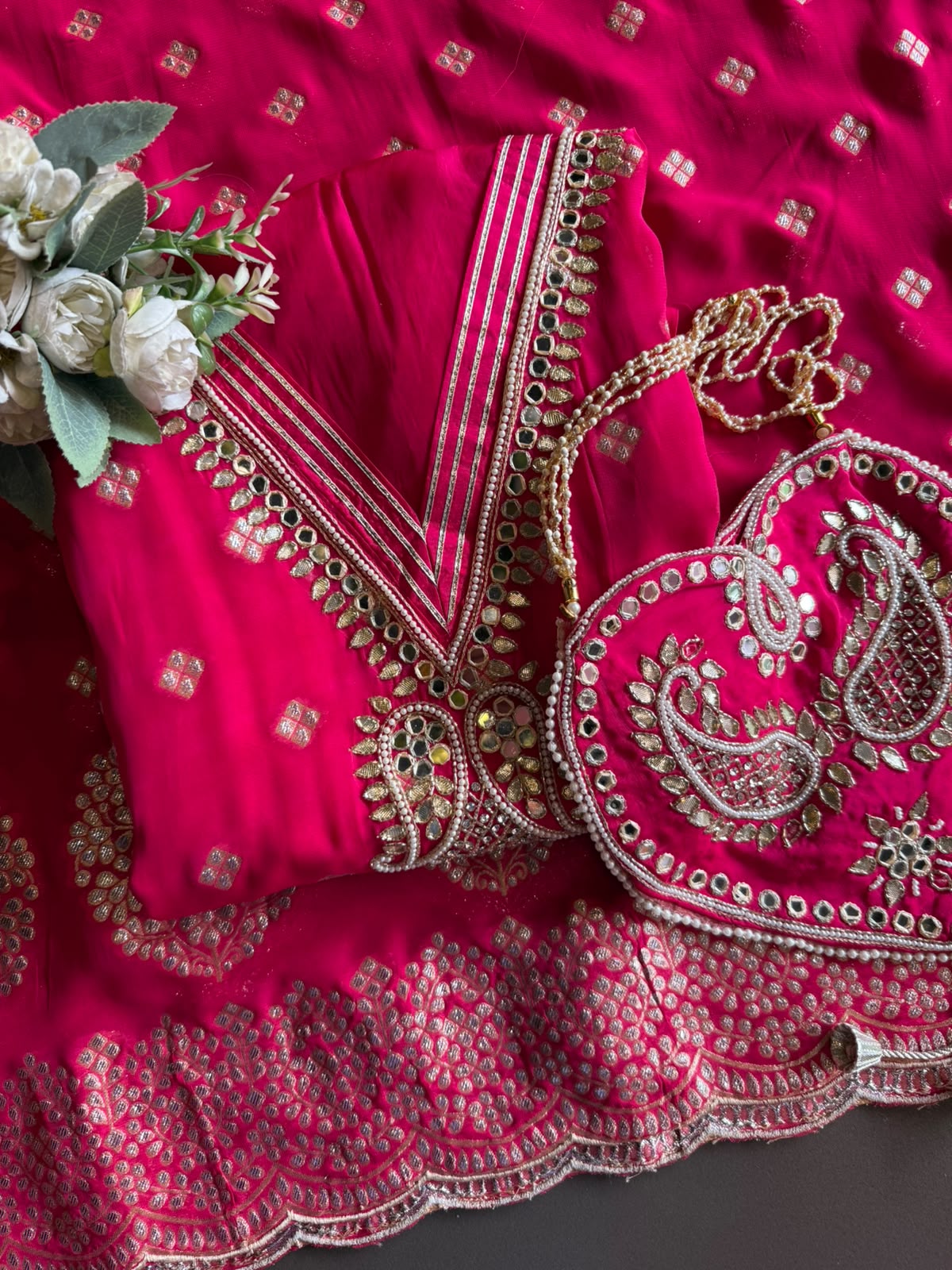 Banarsi Georgette Unstitched suit