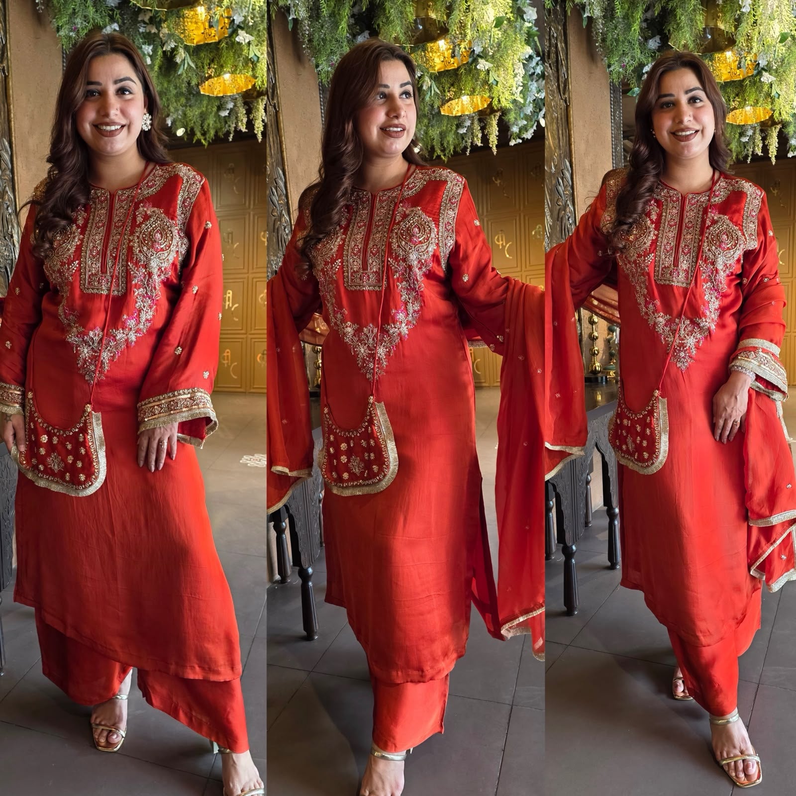 Designer Hand embellished Suit Set